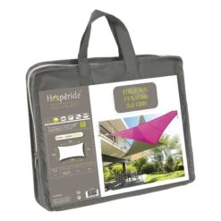 Voile D'ombrage Rectangulaire (2 X 3 M) Curacao - Gris -Mobilier De Jardin 50807 1614688371