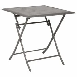 Table De Jardin Pliante Aluminium Azua (71 X 71 Cm) - Marron Tonka -Mobilier De Jardin 68362 1614758736