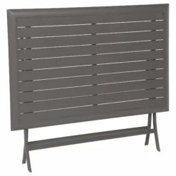 Table De Jardin Pliante Aluminium Azua (110 X 71 Cm) - Marron Tonka -Mobilier De Jardin 68412 1614758963