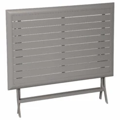 Table De Jardin Pliante Aluminium Azua (150 X 80 Cm) - Marron Tonka -Mobilier De Jardin 68419 1614759188