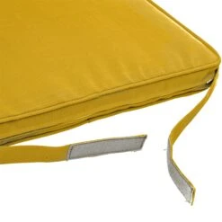 Galette De Chaise Carrée (40 Cm) Korai Jaune Moutarde 4 Galette De Chaise Carrée (40 Cm) Korai Jaune Moutarde -Mobilier De Jardin 76037 1614782115