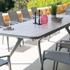 Table De Jardin Extensible Aluminium Pulpy (299 X 100 Cm) - Gris 2 Table De Jardin Extensible Aluminium Pulpy (299 X 100 Cm) - Gris -Mobilier De Jardin 76166 1614360010