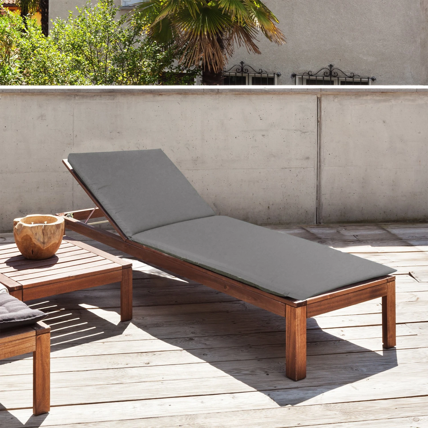 Coussin de transat déhoussable (L175 cm) Mambo Gris Anthracite Coussin De Transat Déhoussable (L175 Cm) Mambo Gris Anthracite -Mobilier De Jardin 76412 1597996533