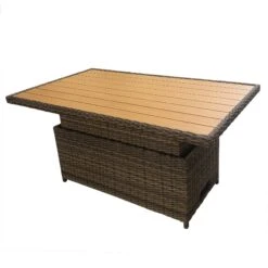 Salon De Jardin Tivoli Up And Down Naturel/Beige - 7 Places -Mobilier De Jardin 76889 1600157673