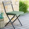 Galette De Chaise Carrée (40 Cm) Korai Vert Olive