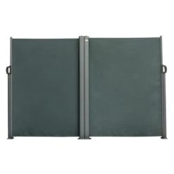 Paravent Rétractable Double Capao - Gris Graphite -Mobilier De Jardin 92488 1614615797