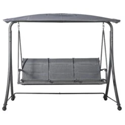 Balancelle Lako - Gris Graphite Et Ardoise -Mobilier De Jardin 92500 1614773970