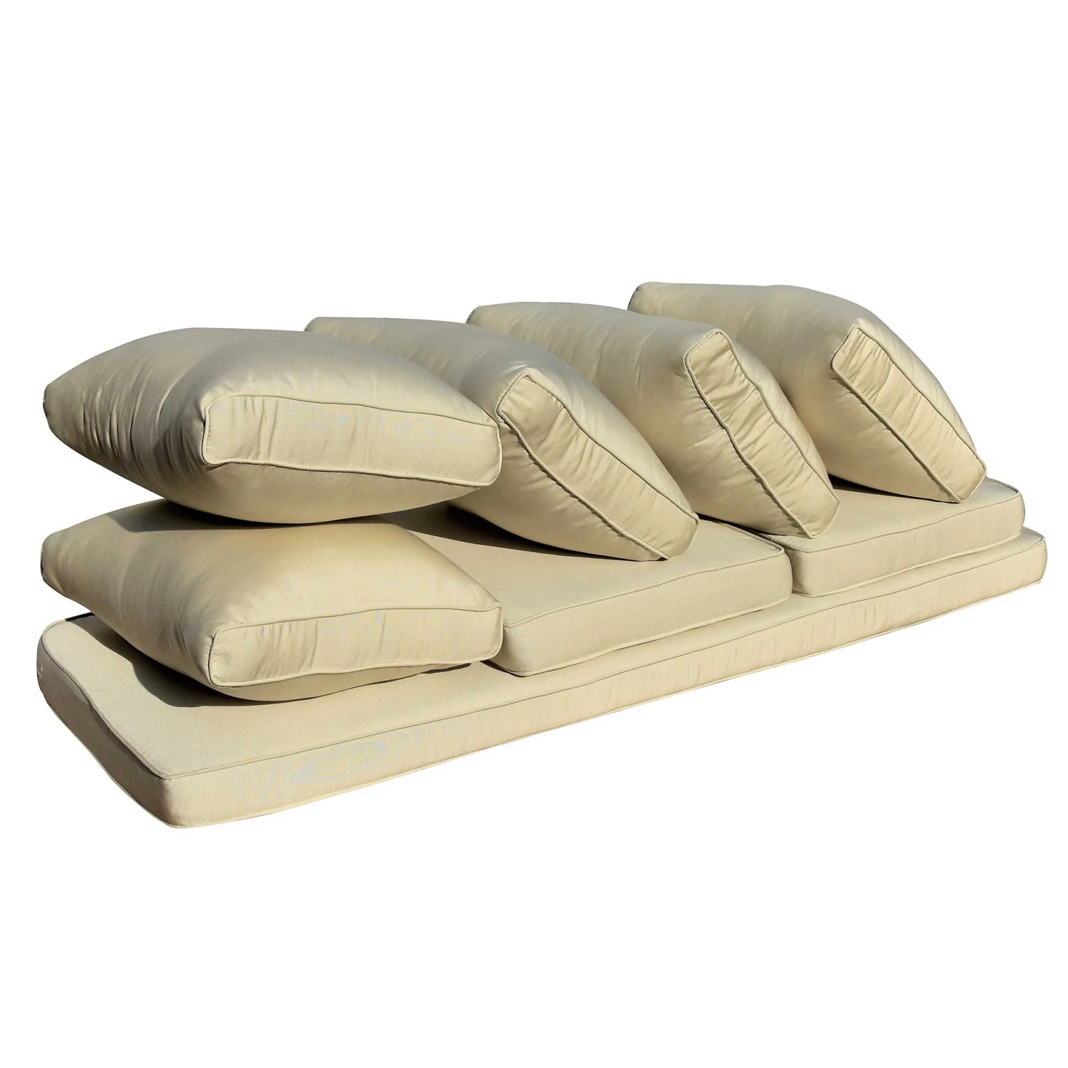 Coussins de remplacement pour salon de jardin Calvi 5 places - Beige Coussins De Remplacement Pour Salon De Jardin Calvi 5 Places - Beige -Mobilier De Jardin 94543 1610707232