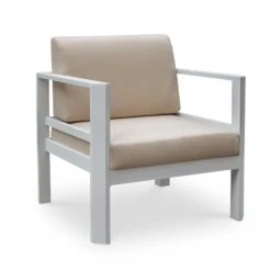 Fauteuil De Jardin Ostara - Blanc -Mobilier De Jardin 94561 1618928578