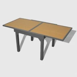 Table De Jardin Extensible 8 Places Aluminium Effet Bois Murano (180 X 90 Cm)- Gris Anthracite 2 Table De Jardin Extensible 8 Places Aluminium Effet Bois Murano (180 X 90 Cm)- Gris Anthracite -Mobilier De Jardin 94579 1610704833