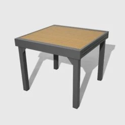 Table De Jardin Extensible 8 Places Aluminium Effet Bois Murano (180 X 90 Cm)- Gris Anthracite 4 Table De Jardin Extensible 8 Places Aluminium Effet Bois Murano (180 X 90 Cm)- Gris Anthracite -Mobilier De Jardin 94579 1610705060