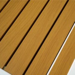 Table De Jardin Extensible 12 Places Aluminium Effet Bois Murano (320 X 100 Cm) - Blanche -Mobilier De Jardin 94639 1610701381