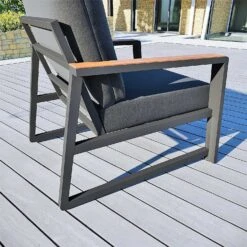 Salon De Jardin Milano Gris Anthracite - 5 Places 2 Salon De Jardin Milano Gris Anthracite - 5 Places -Mobilier De Jardin 94660 1611841773