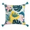 Coussin (40 X 40 Cm) Jasmin Bleu