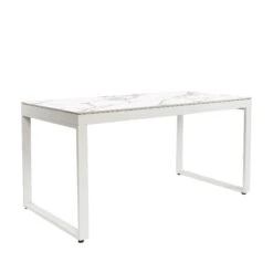 Table De Jardin 8 Places Aluminium/Céramique Kore (180 X 90 Cm) - Blanche 2 Table De Jardin 8 Places Aluminium/Céramique Kore (180 X 90 Cm) - Blanche -Mobilier De Jardin 99710 1621502782
