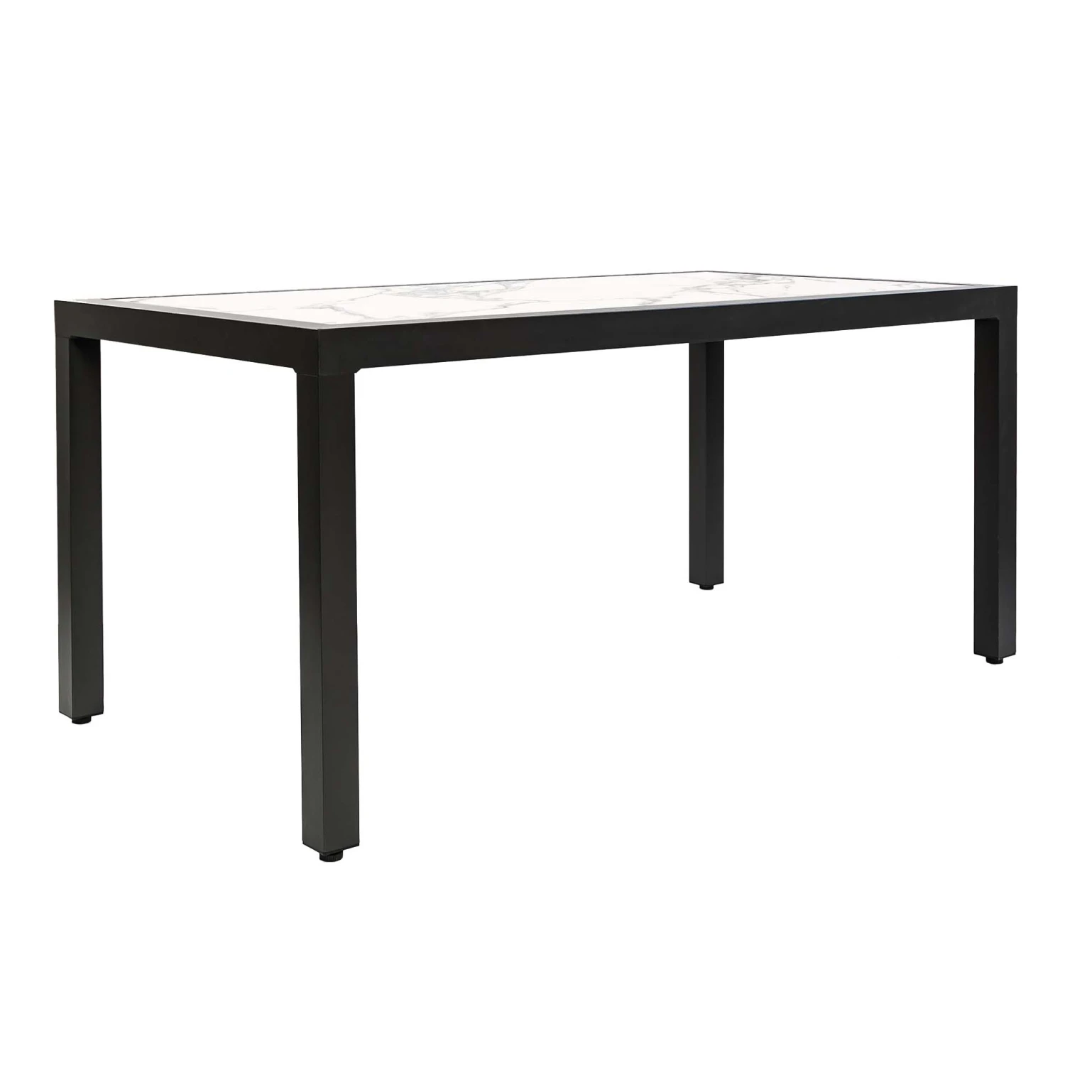 Table de jardin 6 places Aluminium/Céramique Torano (162 x 87 cm) - Gris anthracite/Blanc Table De Jardin 6 Places Aluminium/Céramique Torano (162 X 87 Cm) - Gris Anthracite/Blanc -Mobilier De Jardin 99749 1621516765