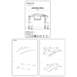 Abri-Barbecue Neiba - Gris Graphite -Mobilier De Jardin abri barbecue neiba graphite 59246 4