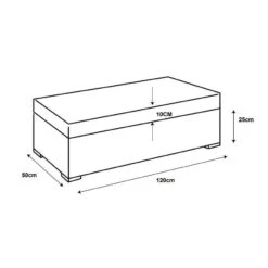 Banquette 2 Places Palma - Gris -Mobilier De Jardin banquette 2 places palma gris 76592 1667896905
