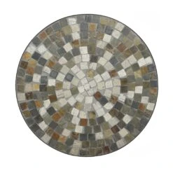 Chaise Bistro Mosaïque Siena Marron/Gris -Mobilier De Jardin bistro chair siena iron outdoor 124731 1672235148