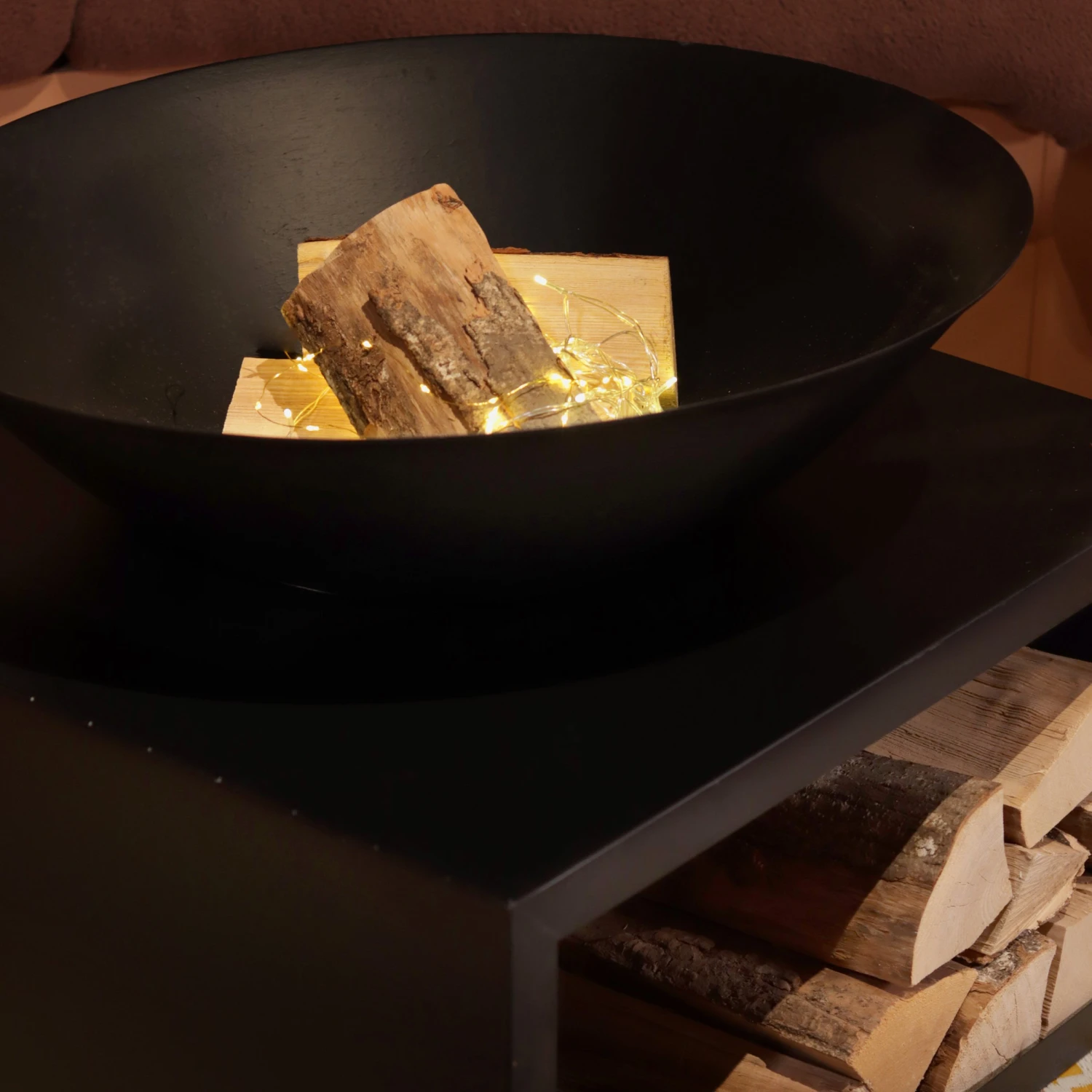 Brasero Moderna Noir Brasero Moderna Noir -Mobilier De Jardin brasero fer extrieur moderna noir w75 00 h58 00cm noir 124698 1672651089