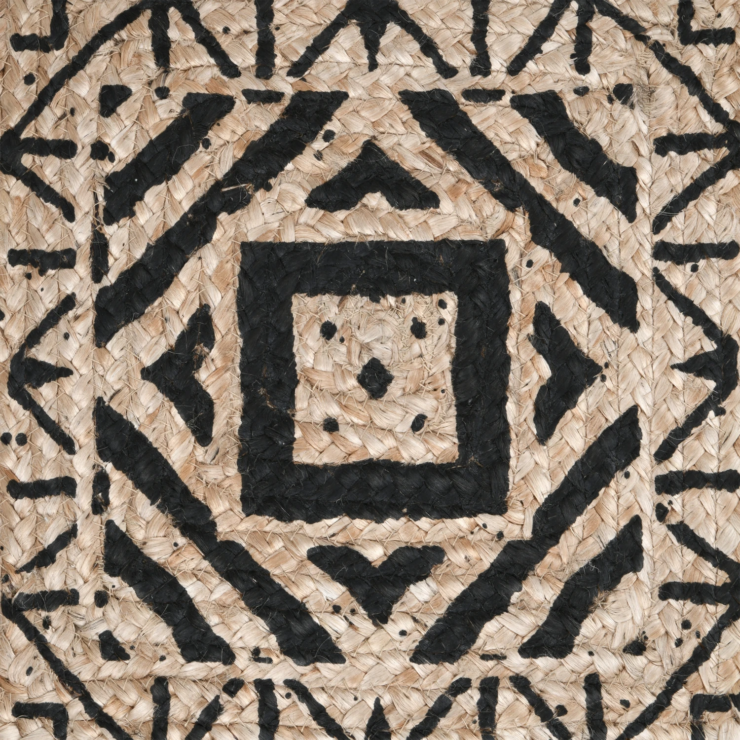 Coussin de sol jute (60 x H10 cm) Nikaia Noir Coussin De Sol Jute (60 X H10 Cm) Nikaia Noir -Mobilier De Jardin c6d087001 1