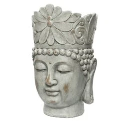 Cache-pot Bouddha Pur Gris