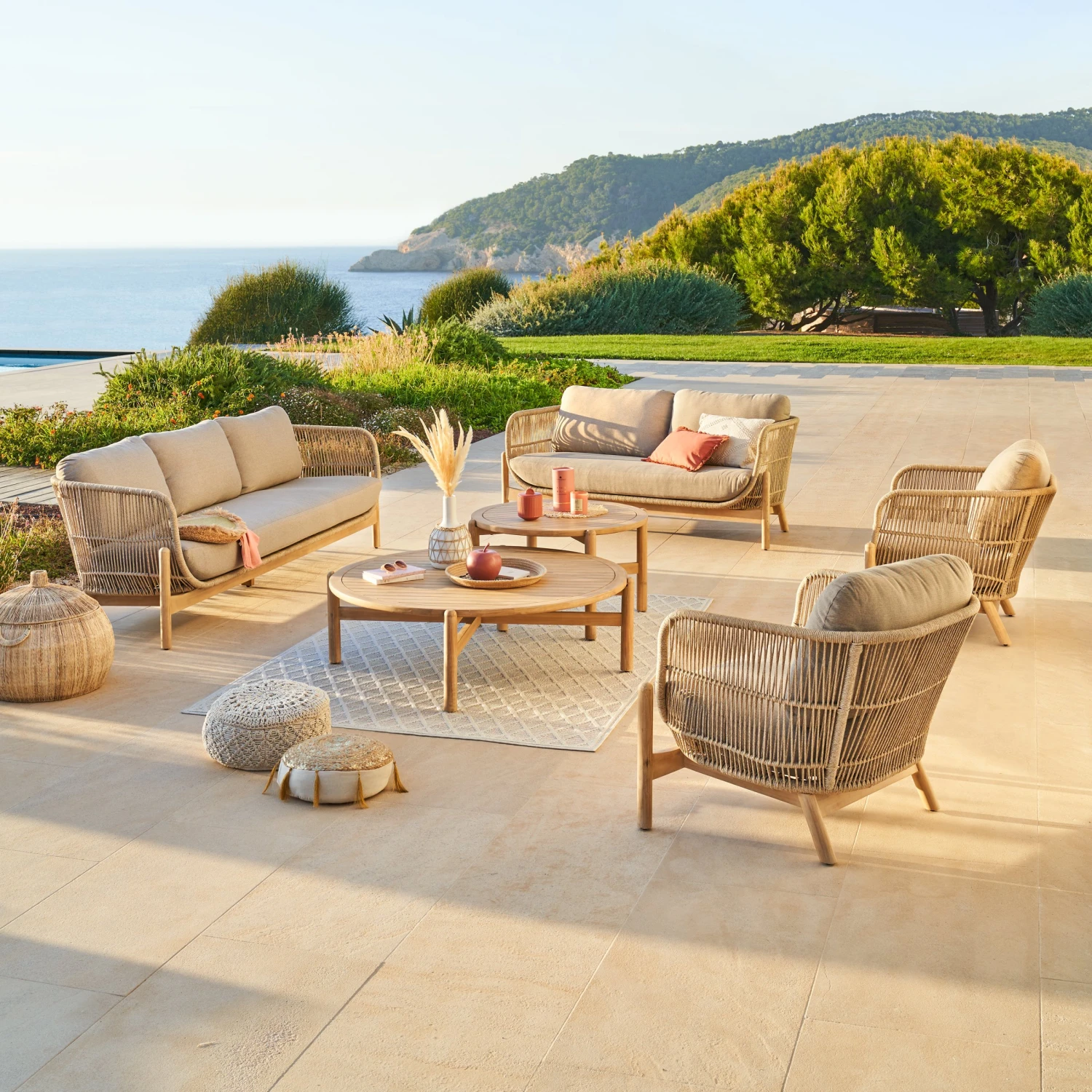 Canapé de jardin 2 places Deona - Acacia Canapé De Jardin 2 Places Deona - Acacia -Mobilier De Jardin canap de jardin 2 places deona acacia 126240 1675254369