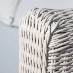 Canapé De Jardin 2 Places Calvi - Blanc/Gris Clair -Mobilier De Jardin canape de jardin 2 places calvi blanc perle 51193 1