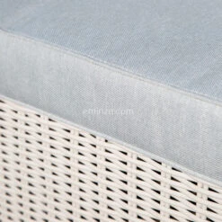 Canapé De Jardin 2 Places Calvi - Blanc/Gris Clair -Mobilier De Jardin canape de jardin 2 places calvi blanc perle 51193 2