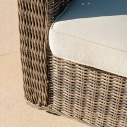 Canapé De Jardin 2 Places Calvi - Sepia/Ecru -Mobilier De Jardin canape de jardin 2 places calvi sepia ecru 37571 3