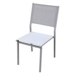 Chaise De Jardin Alu Empilable Murano - Silver 3 Chaise De Jardin Alu Empilable Murano - Silver -Mobilier De Jardin chaise de jardin en alu empilable murano silver 76445