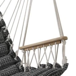 Fauteuil Suspendu Jinja - Noir -Mobilier De Jardin chaise detente jinja eth noi 112910 1642587473