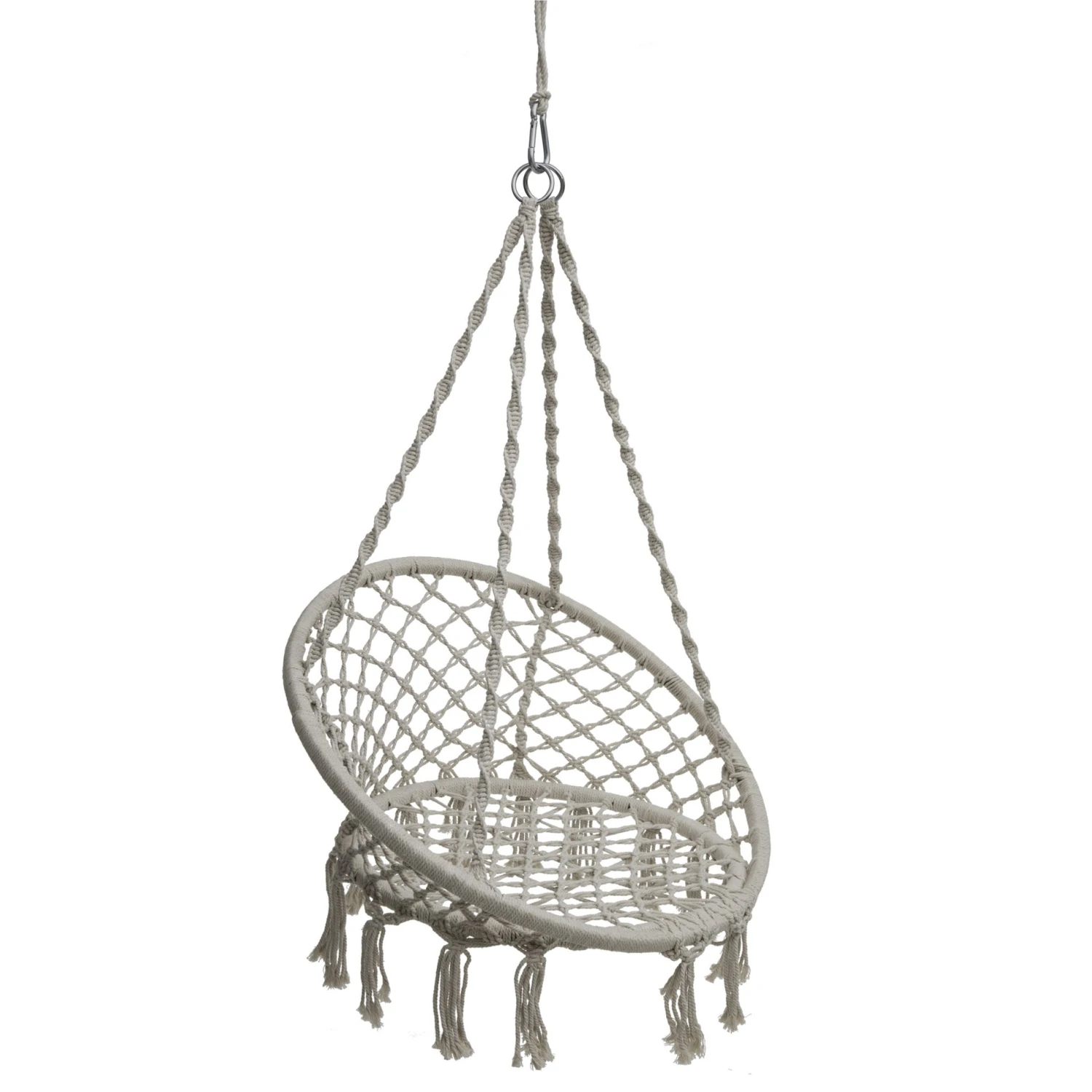 Balancelle Plumaya - Ecru Balancelle Plumaya - Ecru -Mobilier De Jardin chaise detente plumaya macrame 112907 1642587809