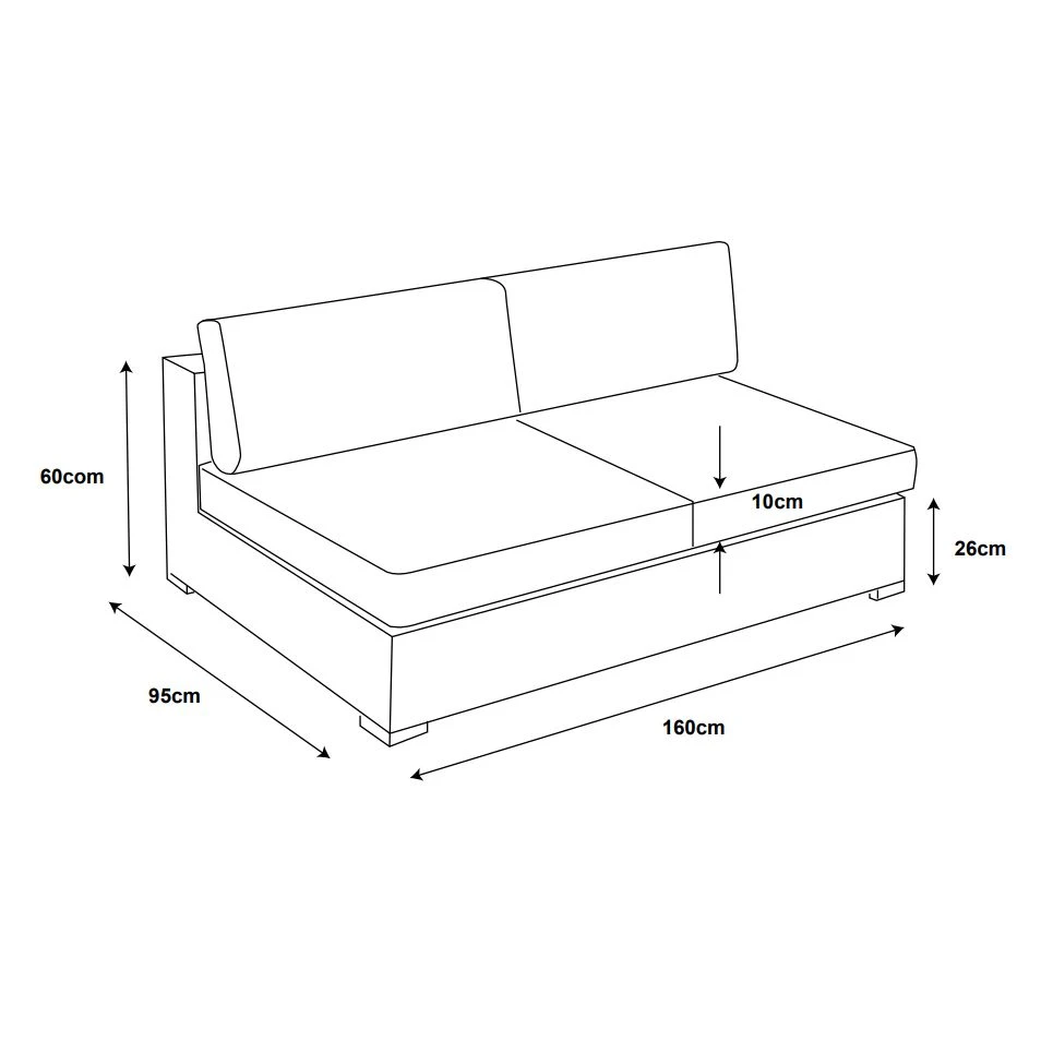 Chauffeuse de jardin 2 places Palma - Blanche Chauffeuse De Jardin 2 Places Palma - Blanche -Mobilier De Jardin chauffeuse de jardin 2 places palma blanche 94564 1667896746