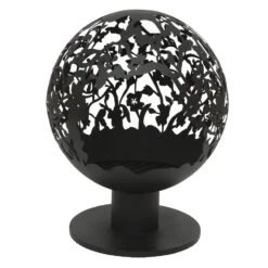 Cheminée Brasero Ajourée Noir -Mobilier De Jardin chemin e brasero ajour noir dia50 00 h63 00cm noir 124707 1672237459