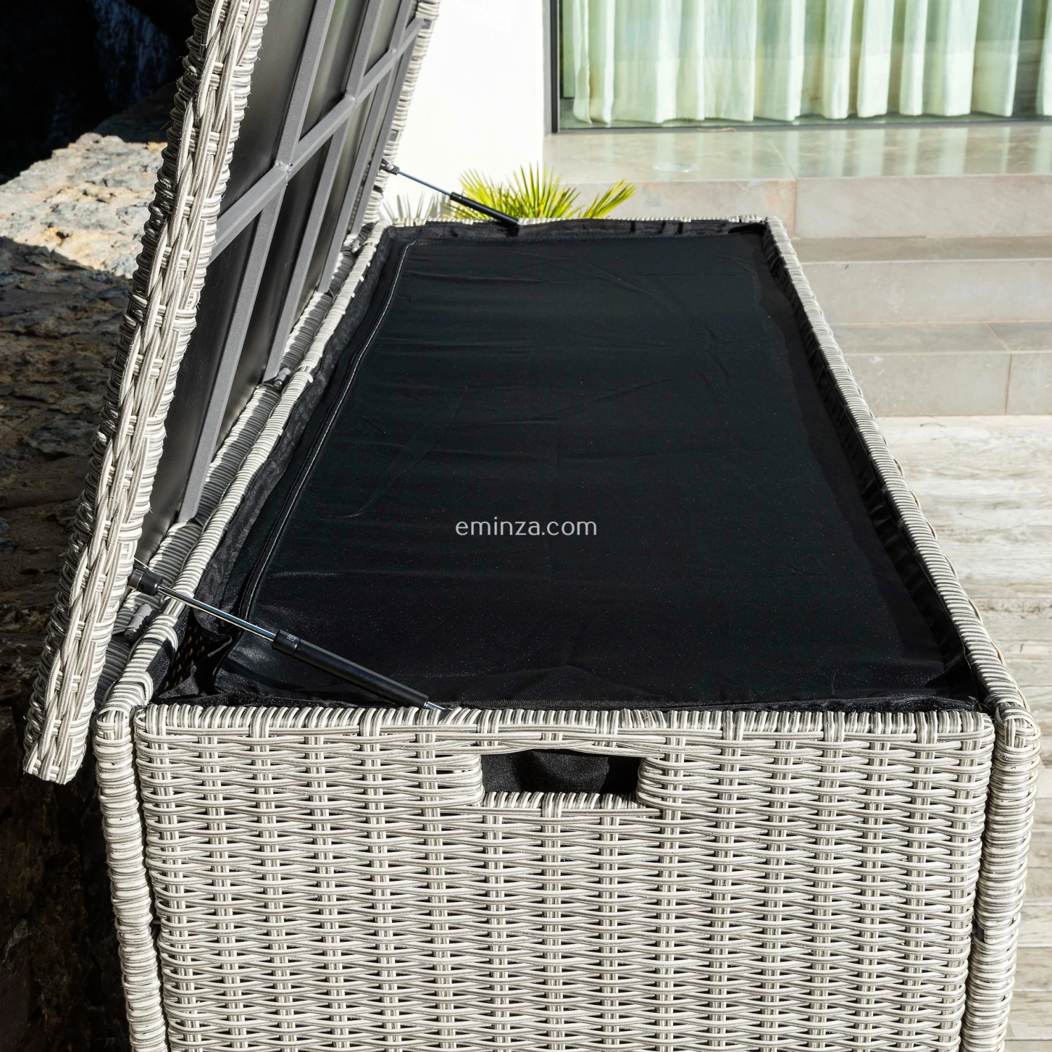 Coffre de rangement Calvi - Gris Coffre De Rangement Calvi - Gris -Mobilier De Jardin coffre de rangement calvi gris 76766 1 1584612524