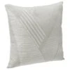 Coussin (40 Cm) Jacquard Gris Clair