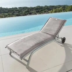 Coussin De Transat Déhoussable (L190 Cm) Korai Taupe