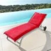 Coussin De Transat Déhoussable (L190 Cm) Korai Rouge Grenade