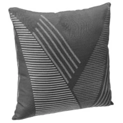 Coussin (40 Cm) Jacquard Gris Ardoise