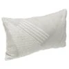 Coussin Rectangulaire (50 Cm) Jacquard Gris Clair