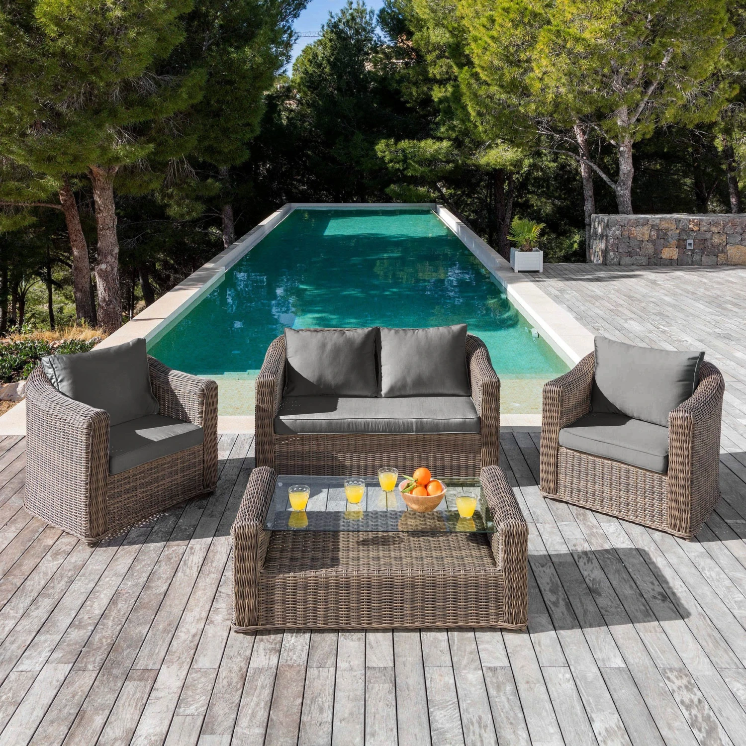 Lot de coussins de remplacement pour salon de jardin Calvi 4 places - Gris foncé Lot De Coussins De Remplacement Pour Salon De Jardin Calvi 4 Places - Gris Foncé -Mobilier De Jardin coussins de remplacement pour salon de jardin 4 places calvi gris fonce 127832 1682325841