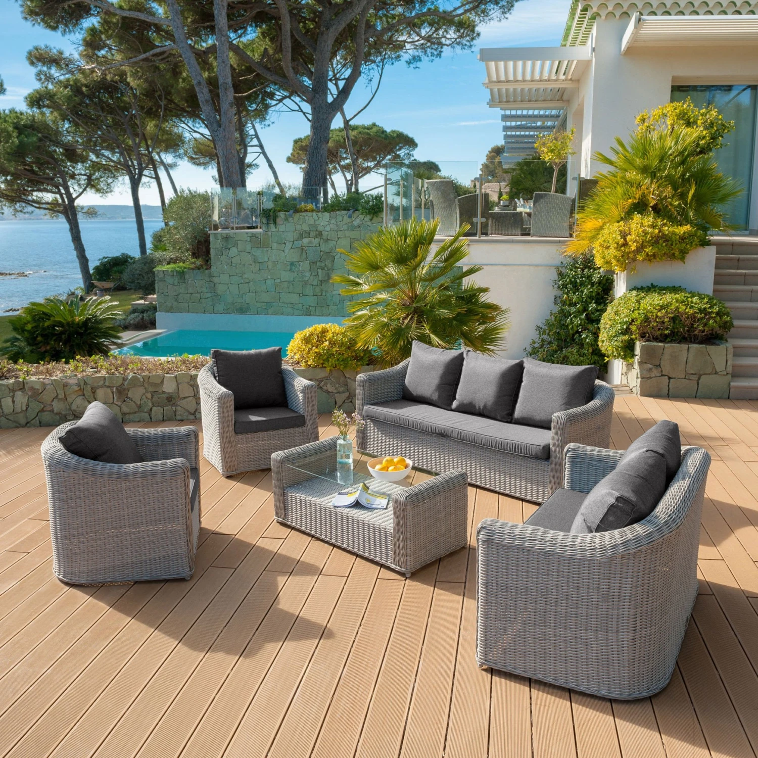 Lot de coussins de remplacement pour salon de jardin Calvi 7 places - Gris foncé Lot De Coussins De Remplacement Pour Salon De Jardin Calvi 7 Places - Gris Foncé -Mobilier De Jardin coussins de remplacement pour salon de jardin 7 places calvi gris fonce 127834 1682325485