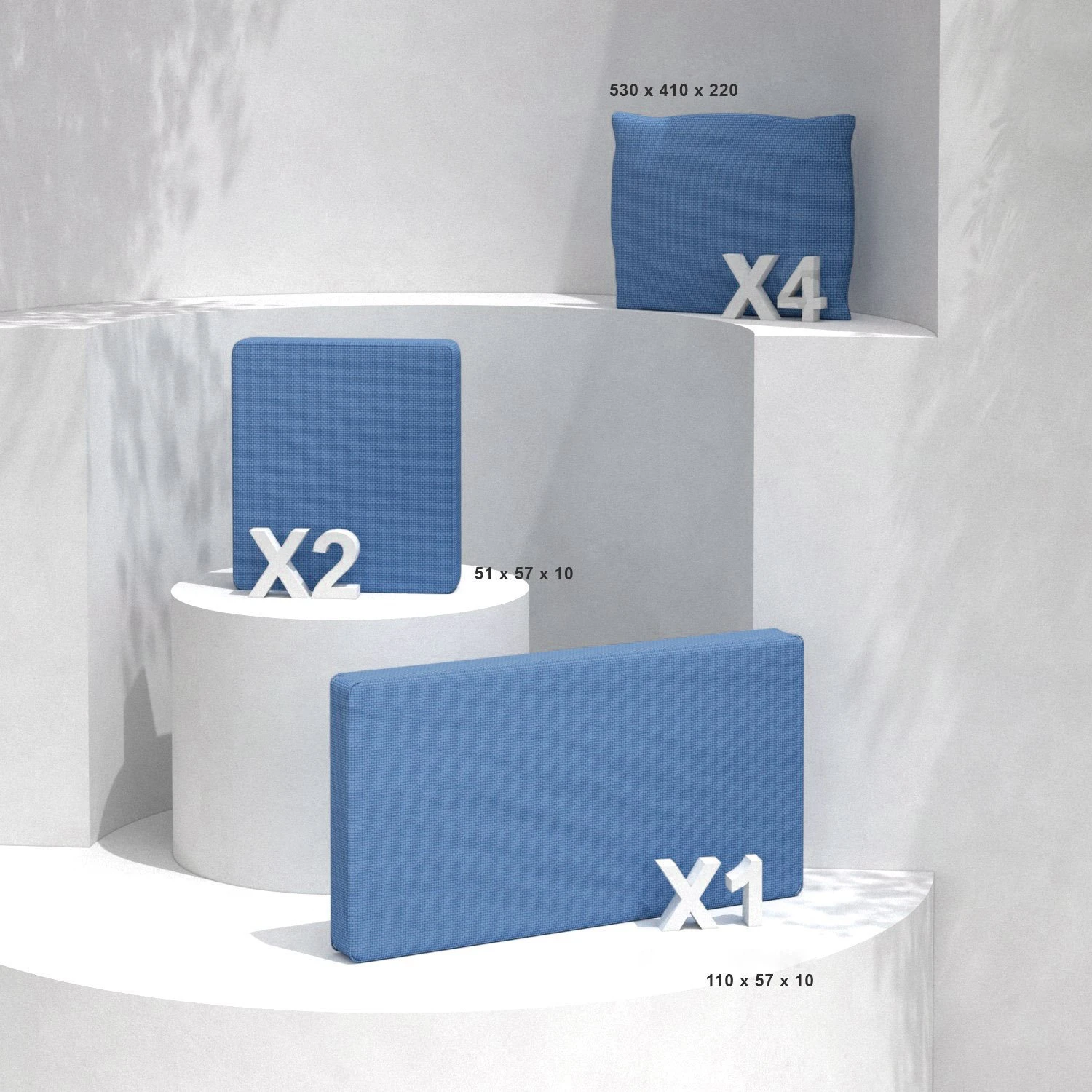 Coussins de remplacement pour salon de jardin Calvi 4 places - Bleu Coussins De Remplacement Pour Salon De Jardin Calvi 4 Places - Bleu -Mobilier De Jardin coussins de remplacement pour salon de jardin calvi 4 places bleu 127835 1682666551