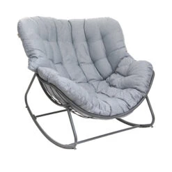 Fauteuil De Jardin à bascule Paopao - Gris Graphite 3 Fauteuil De Jardin à bascule Paopao - Gris Graphite -Mobilier De Jardin fauteuil bascul paopao graph r 68455