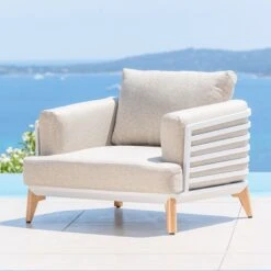 Fauteuil De Jardin Monte Carlo - Blanc