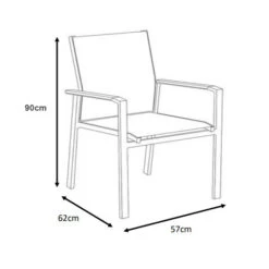 Fauteuil De Jardin Alu Empilable Bali - Blanc -Mobilier De Jardin fauteuil de jardin alu empilable bali blanc 94489 1667377526 corr