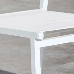 Fauteuil De Jardin Alu Empilable Murano - Blanc -Mobilier De Jardin fauteuil de jardin alu empilable murano blanc 76472 1678885299