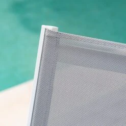 Fauteuil De Jardin Alu Empilable Bali - Blanc -Mobilier De Jardin fauteuil de jardin bali blanc 94489 1650540225