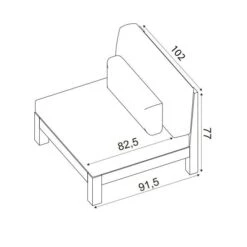 Fauteuil De Jardin Borneo - Blanc -Mobilier De Jardin fauteuil de jardin borneo blanc 124944 1685964810